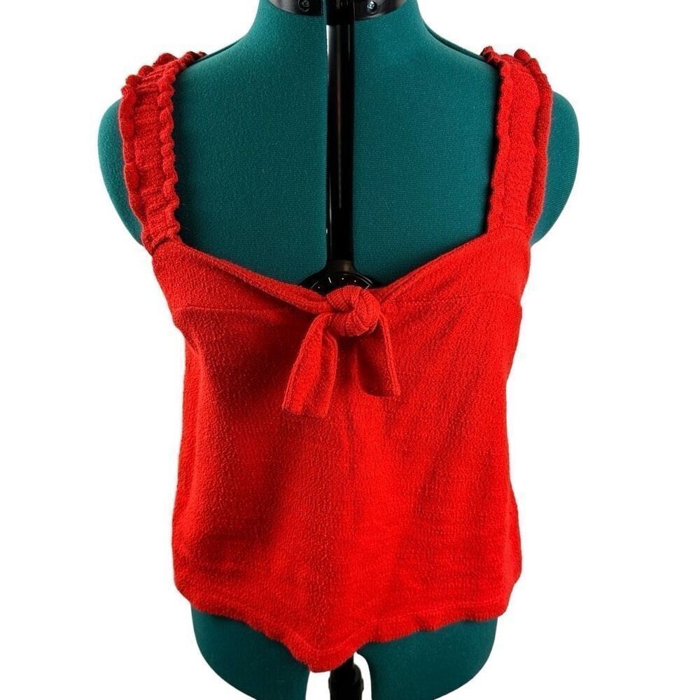 Madewell red tank top - size M